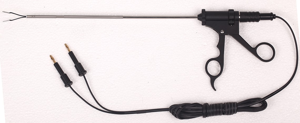 ZJ-F186双极电凝钳（平头）Φ5×330mm含线